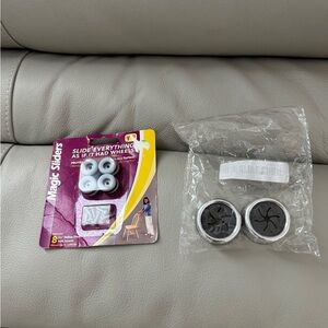 Magic sliders & towel holders